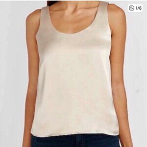 Express reversible silk scoop neck tank top